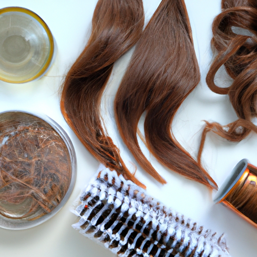 תמונה של מוצרי טיפוח שיער המתאימים לתוספות שיער טבעיות.