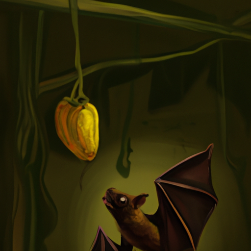 תמונה של עטלף הניזון ממזיק יבולים, המדגיש את תפקידו בהדברה טבעית.